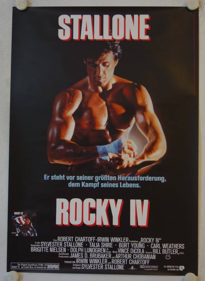 Rocky IV - Der Kampf des Jahrhunderts originales deutsches Filmplakat